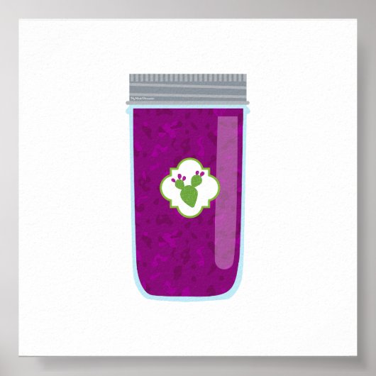 Inblikken van voedsel - Prickly Pear Jam Poster (Voorkant)