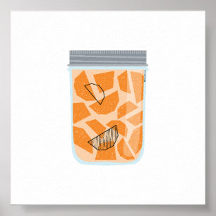 Inblikken van voedsel - zoete aardappelen poster