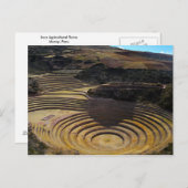 Inca Agricultural Site te Moray, Peru Briefkaart (Voorkant / Achterkant)