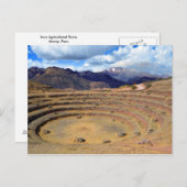 Inca Agricultural Site te Moray, Peru Briefkaart (Voorkant / Achterkant)