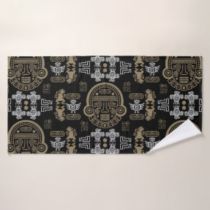 Inca Aztec Home Decor Badhanddoek