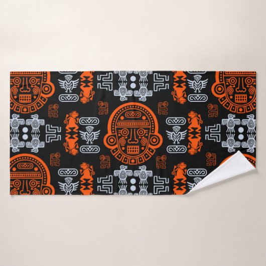 Inca Aztec Home Decor Badhanddoek (Badhanddoek)