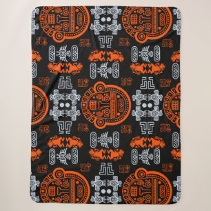 Inca Aztec Home Decor Sherpa Deken