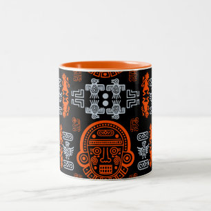 Inca Aztec Home Decor Tweekleurige Koffiemok