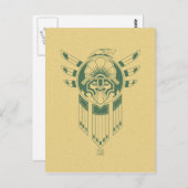 Inca Bird Tattoo briefkaart (Voorkant / Achterkant)