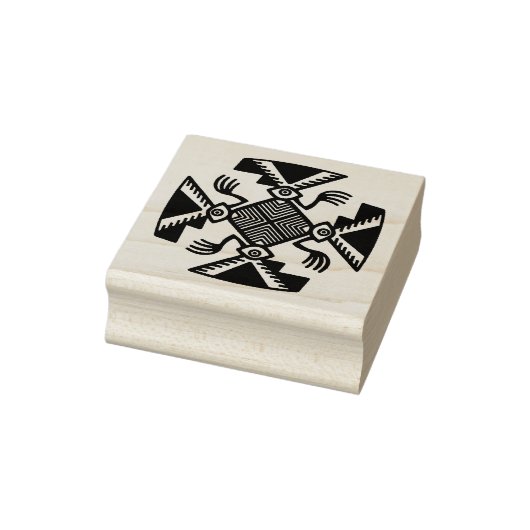 Inca Design Rubber Stamp, Peruaanse Design Stamp Rubberstempel (Stempel)