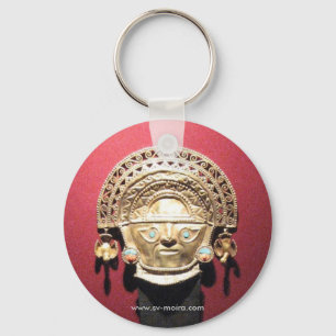 Inca gouden ceremoniële mes (Tumi), Lima, Peru Sleutelhanger