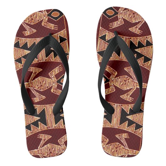 Inca Indiase teenslippers (Voetbed)