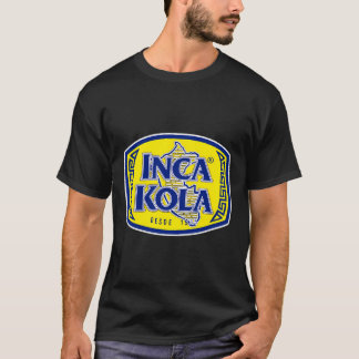 Inca Kola T Shirt Peru Golden Kola Bubblegum Cream