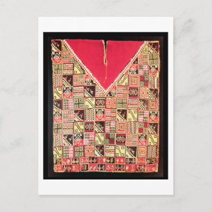 Inca 'Poncho', Bolivia, c.1500 (wol) Briefkaart