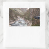 Inca rail trein naar Machu Picchu sticker (Tas)