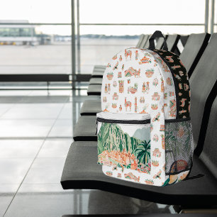 Inca Spirit   Schattige geïllustreerd Peru Bedrukte Rugzak