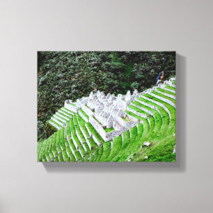 Inca Trail Machu Picchu Peru - Reisfotografie Canvas Afdruk