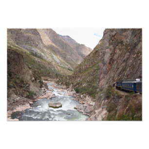 Inca-trein naar Machu Picchu fotoafdrukken Foto Afdruk