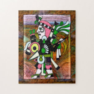 Inca volkskunst traditioneel legpuzzel