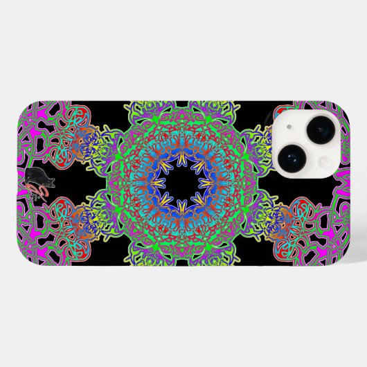 Incandescentie Spectra Glyph Case-Mate iPhone Case (Achterkant (horizontaal))