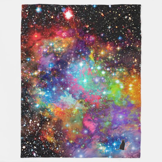 Incandescentie Star Field Fleece Blanket (Voorkant)