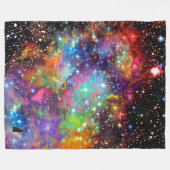 Incandescentie Star Field Fleece Blanket Deken (Voorkant (Horizontaal))