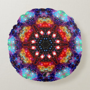 Incandescentie Stellar Kaleid Ronde Kussen
