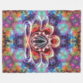 Incandescentie Zen Fleece Deken (Voorkant (Horizontaal))