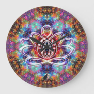 Incandescentie Zen Lotus Clock Grote Klok