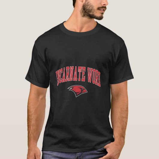 Incarnate Word Kardinalen Arch Over T-shirt (Voorkant)