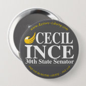 Ince 2018 Campaign Button (Voorkant /achterkant)