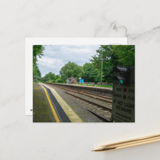 Ince and Elton spoorwegstation Briefkaart