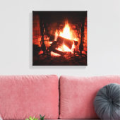 Incendie dans la toile de cheminée (Insitu(Salon))