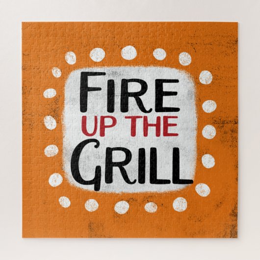 Incendie Le Puzzle Grill Jigsaw (Vertical)