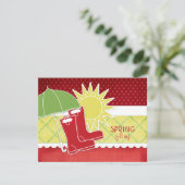 Incendies de pluie Invitations de printemps (Debout devant)