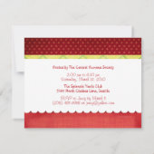 Incendies de pluie Invitations de printemps (Dos)