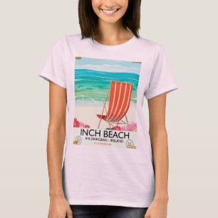 Inch Beach, An Daingean - ierland reisposter T-shirt