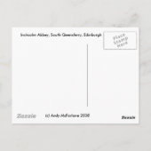 Inchcolm Abbey Briefkaart (Achterkant)