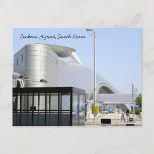 Incheon Aiport, Briefkaart Zuid-Korea