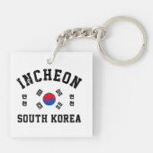 Incheon South Korea Sleutelhanger (Achterkant)