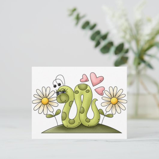 Inchworm Briefkaart (Staand voorkant)