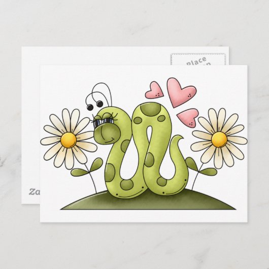 Inchworm Briefkaart (Voorkant / Achterkant)