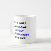 incident météorologiste, énorme tasse de café (Devant gauche)