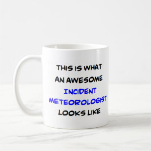 incident météorologiste, énorme tasse de café