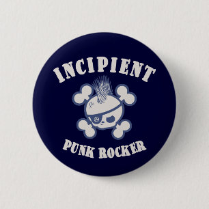 Incipient Punk Rocker Ronde Button 5,7 Cm