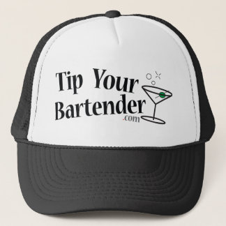 Inclinez votre casquette de Martini de barman