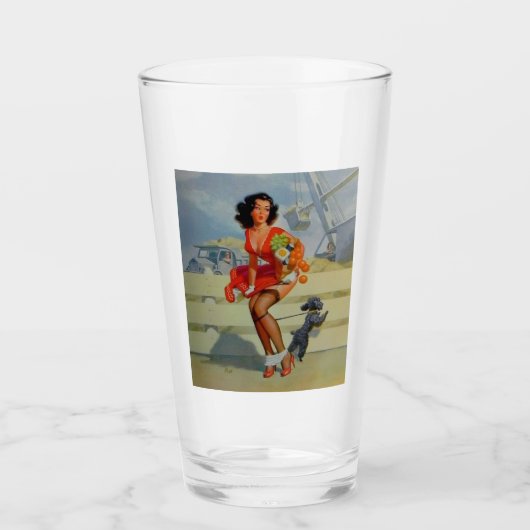 INCLURE LE VERRE PEINT DE LA FILLE (Devant)