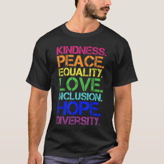 Inclusie Gelijkheid Diversiteit Mensenrechten 1 T-shirt