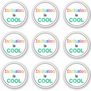 Inclusie is COOL Neurodiversity Awareness Pack Sticker