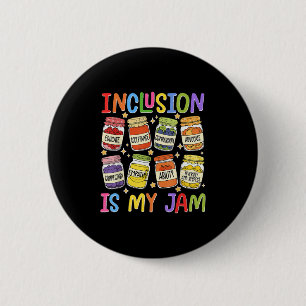 Inclusie is mijn Jam Speed Teacher Special Educati Ronde Button 5,7 Cm