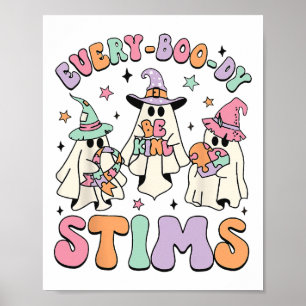 Inclusie is niet eng grappig Halloween outfit kost Poster