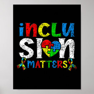 Inclusie Problemen Autisten Autistische ondersteun Poster
