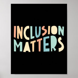 Inclusie Problemen Speciaal Onderwijs Autisme Bewu Poster