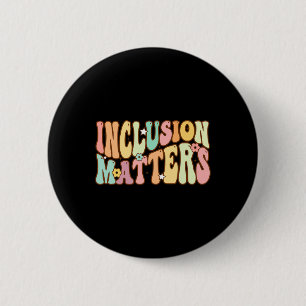 Inclusie Problemen Speciaal Onderwijs Autisme Bewu Ronde Button 5,7 Cm